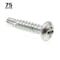Prime-Line Sheet Metal Screw, #8 x 3/4 in, Zinc Plated Pan Head Phillips Drive, 75 PK 9029675 - alternate 3